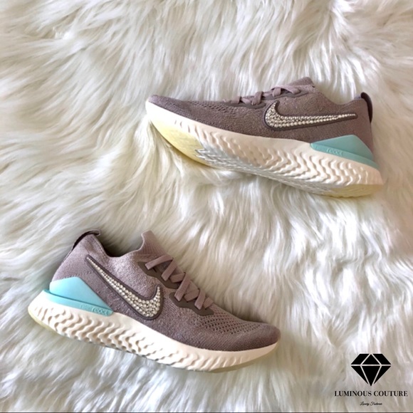 Swarovski Nike Epic React Flyknit Tan Teal - Picture 5 of 9